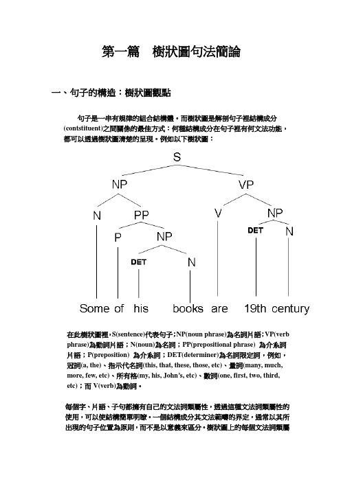 树状图句法简论