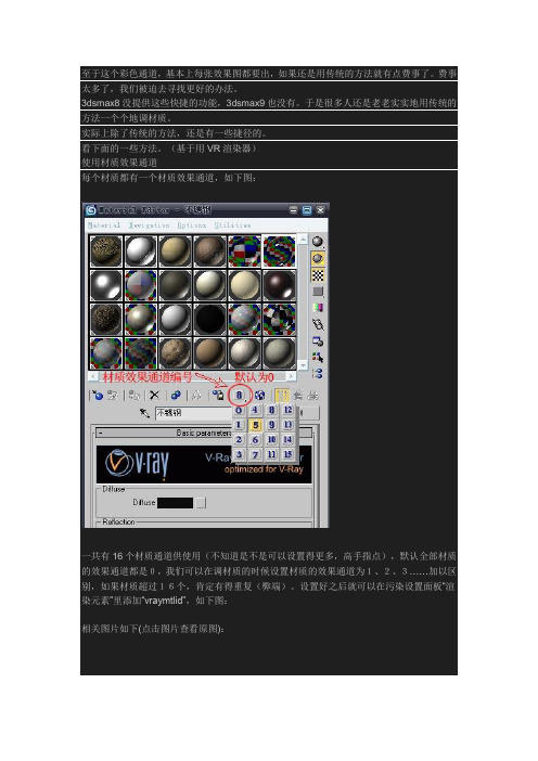 彩色通道各种出图方法及快速出彩色通道插件