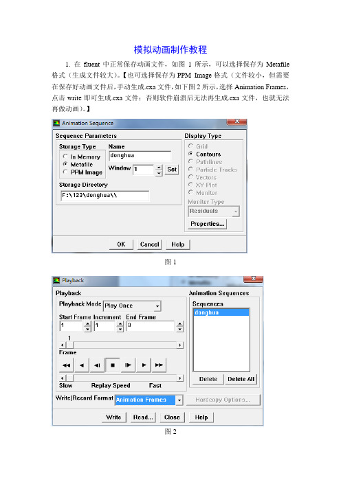 Fluent动画制作教程