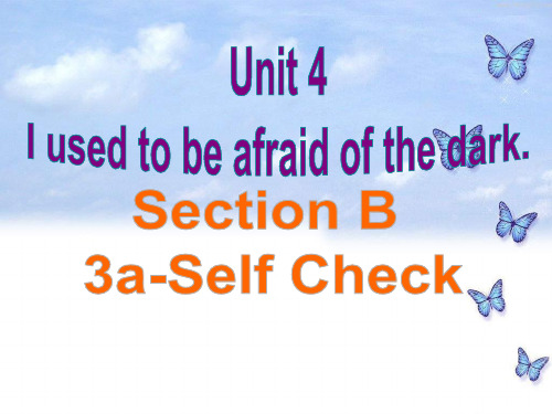 人教九年级英语上册课件Unit 4 Section B 课件1
