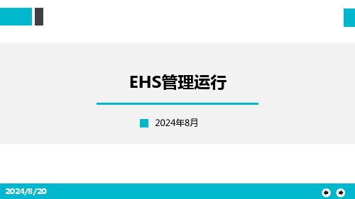 EHS管理运行方案