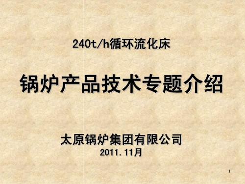 240级别高压锅炉产品介绍