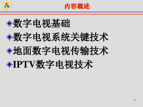 数字电视传输技术ppt课件