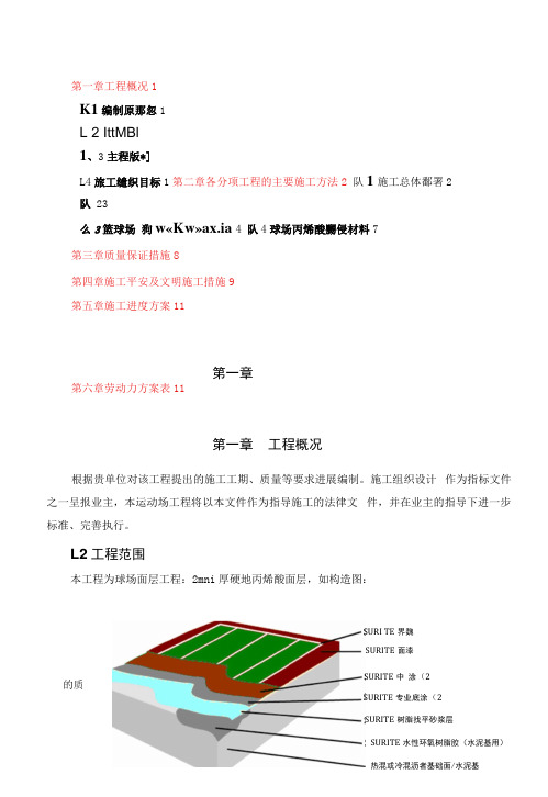 篮球场地面丙烯酸涂料的施工.docx