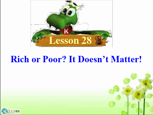 英语冀教版八年级上册Lesson 28