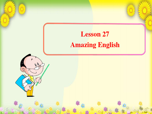 冀教初中英语七下《Lesson 27 Amazing English》PPT课件 (4)