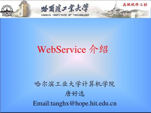 webservice介绍