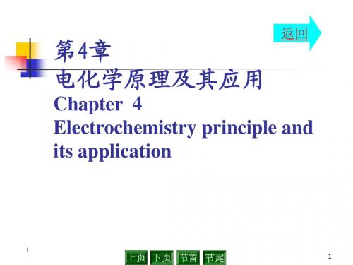 电化学原理及其应用