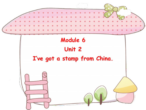 外研版六年级英语上册 Module 6 Unit2 I’ve got a stamp from China.单元课件