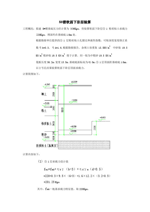 结构设计之软弱下卧层验算