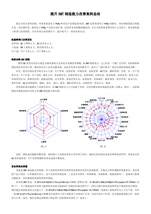 提升SMT制造能力改善案例总结