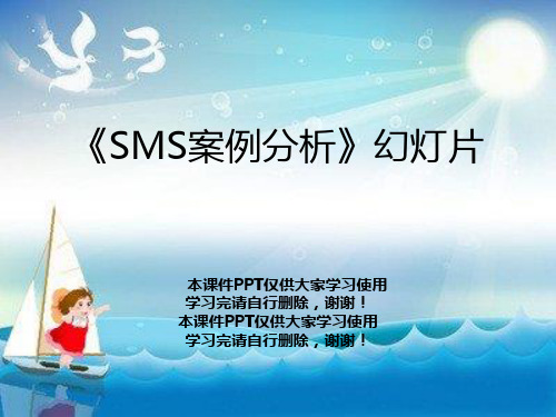 《SMS案例分析》幻灯片