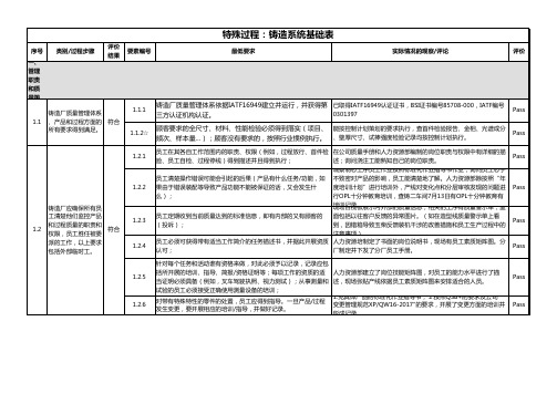 特殊过程审核(CQI-27)报告-案例