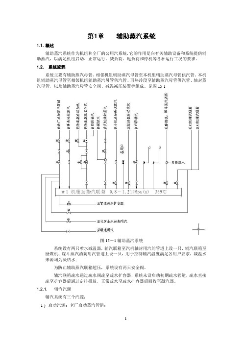 15第十五章 辅助蒸汽系统