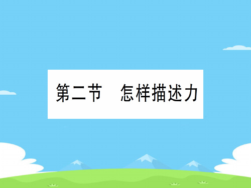 第六章 第二节 怎样描述力—2020年秋沪科版八年级上册物理课件