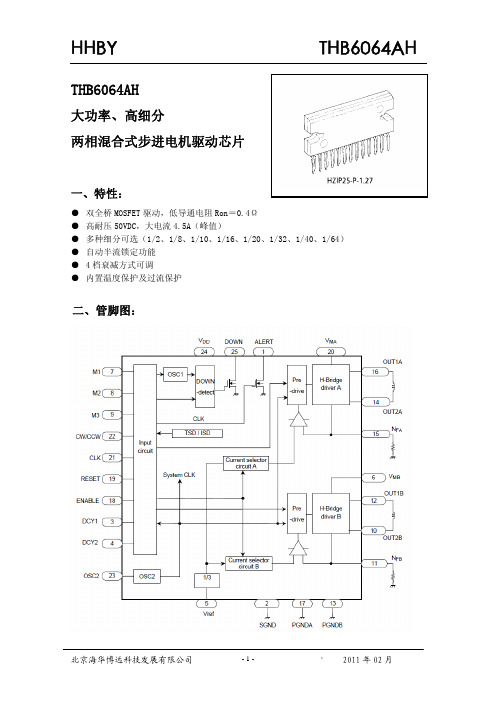 THB6064AH芯片说明书