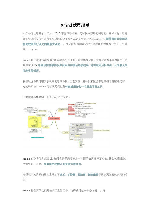 思维导图神器 mind使用指南