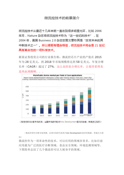 微流控技术的前景简介