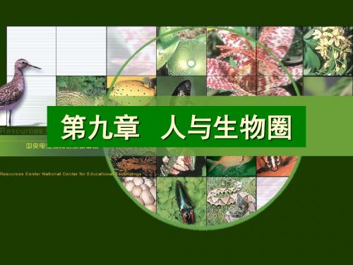 【高中生物】人与生物圈ppt