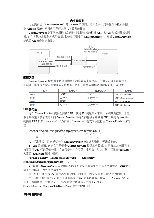 安卓考试知识点总结