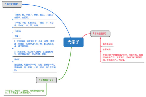 无患子_思维导图_中药学_药材来源详解