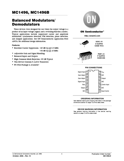 mc1496  datasheet