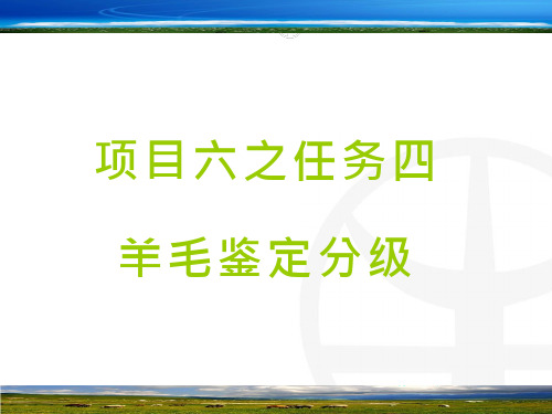 羊毛鉴定分级