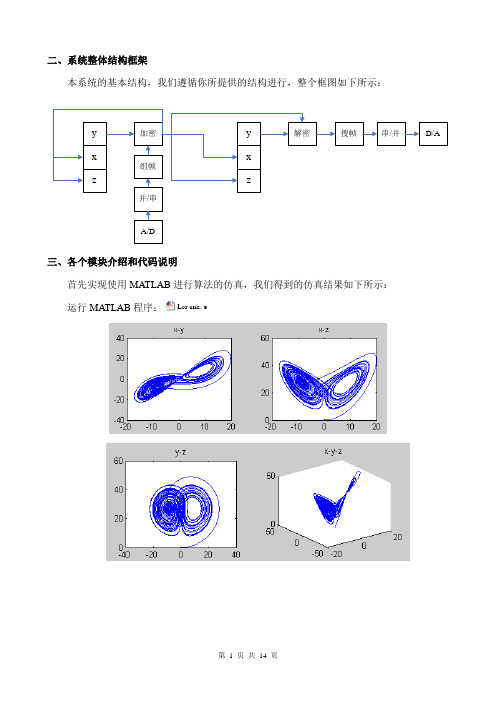 【matlab代做hslogic】混沌调制解调课案