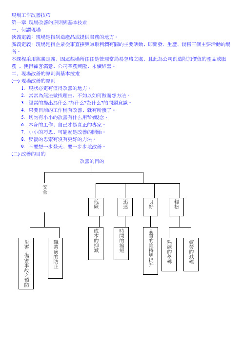 现场管理及改善