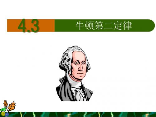 4.3牛顿第二定律
