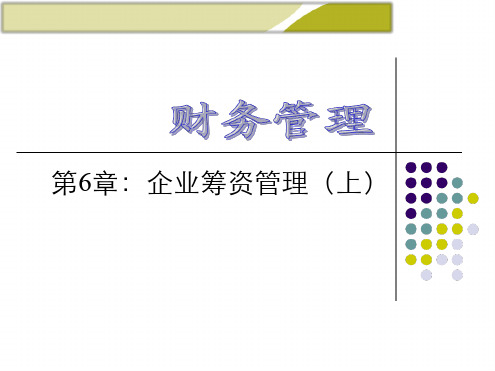 债权性资金的筹集优秀PPT课件