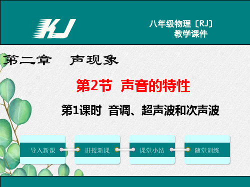 《音调、超声波和次声波》课件 (省优)2022年人教版物理精品