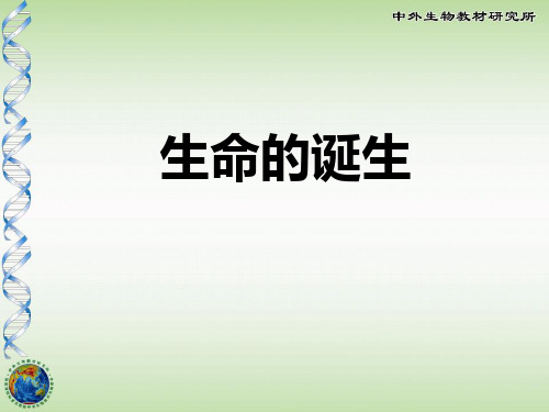 《生命的诞生》ppt演示课件