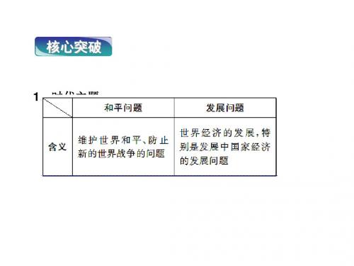 国际社会与我国外交专题复习PPT课件 1