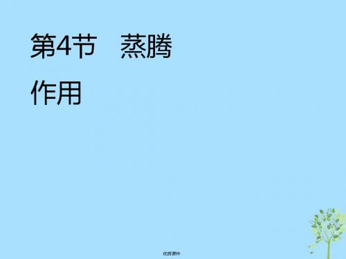 2019七年级生物上册 5.4 蒸腾作用课件(1) 北师大版