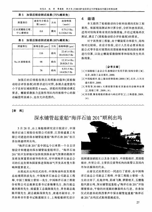 深水铺管起重船“海洋石油201”顺利出坞