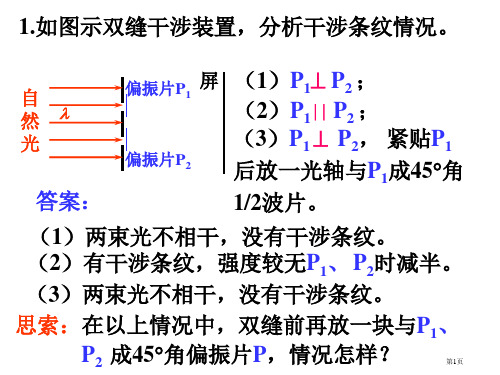 物理光学习题集省公开课一等奖全国示范课微课金奖PPT课件