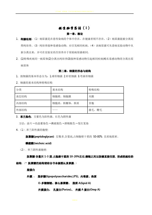 微生物总结(全)