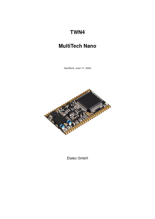 Elatec GmbH MultiTech Nano 产品说明书