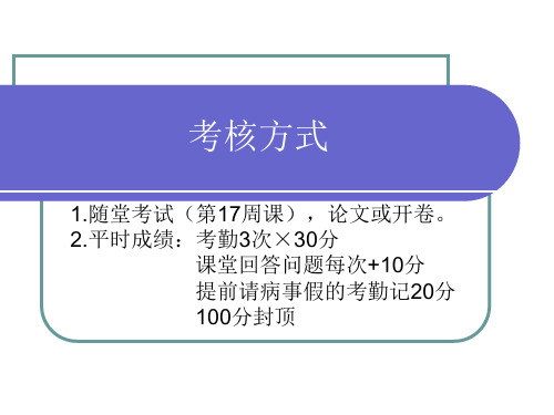 第一章 导论及基本概念