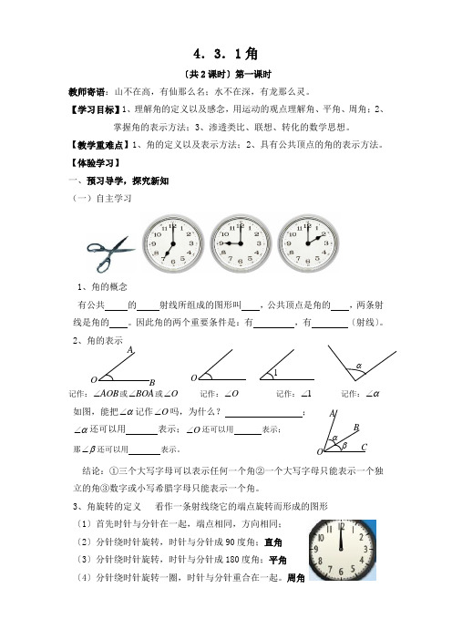 431角1-优秀教学设计