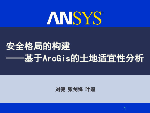 ARCGIS 土地开发适宜性评价