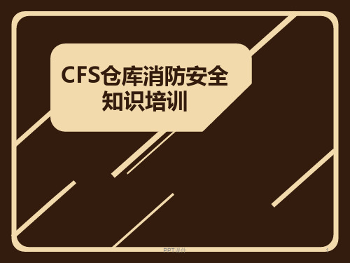 仓库消防安全 ppt课件