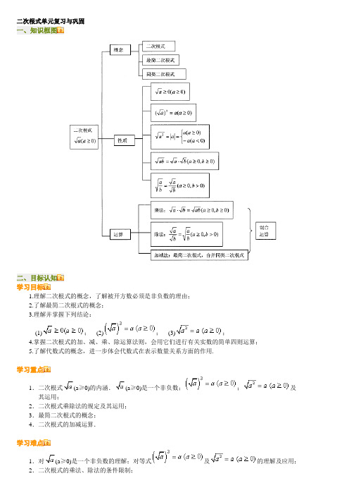 第一章_二次根式单元复习与巩固