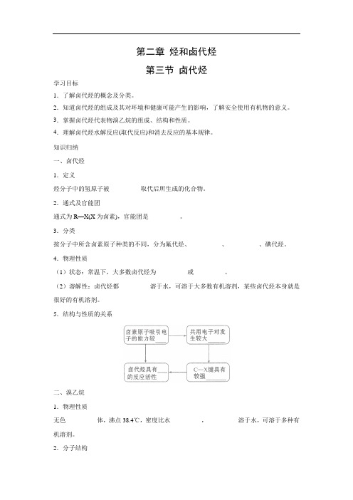 人教版高中化学选修五 2.3卤代烃 学案4