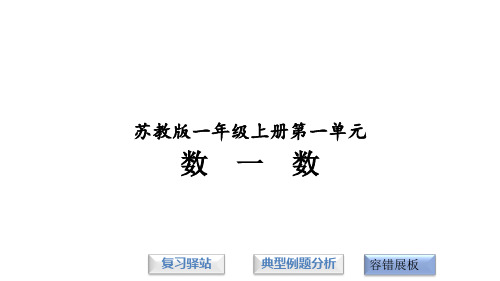 (公开课课件)苏教版一年级上册数学《数一数》(共12张PPT)