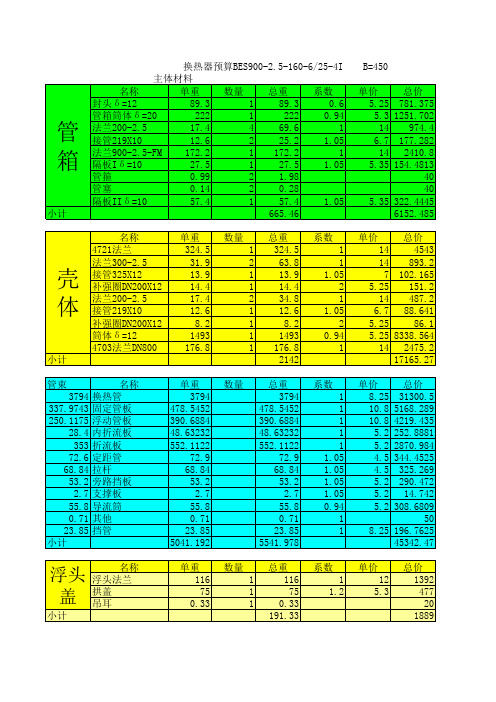 BES900-2.5-6.25换热器