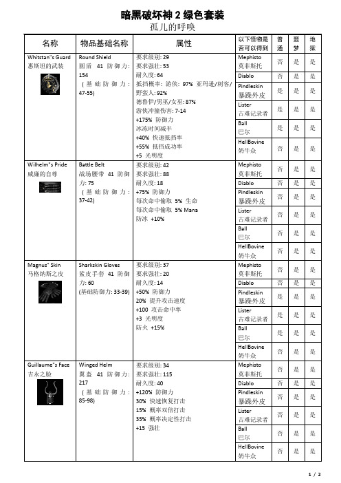 暗黑破坏神2-孤儿的呼唤