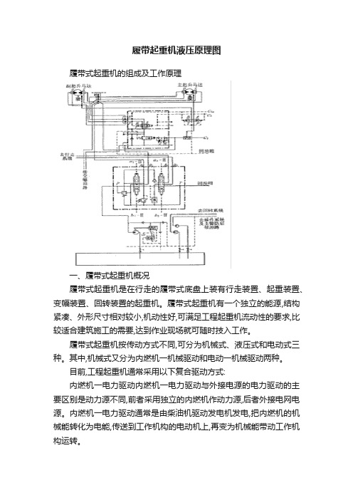 履带起重机液压原理图