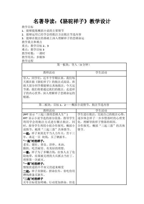 (部编)初中语文人教2011课标版七年级下册《骆驼祥子》——三起三落的悲剧人生 (2)